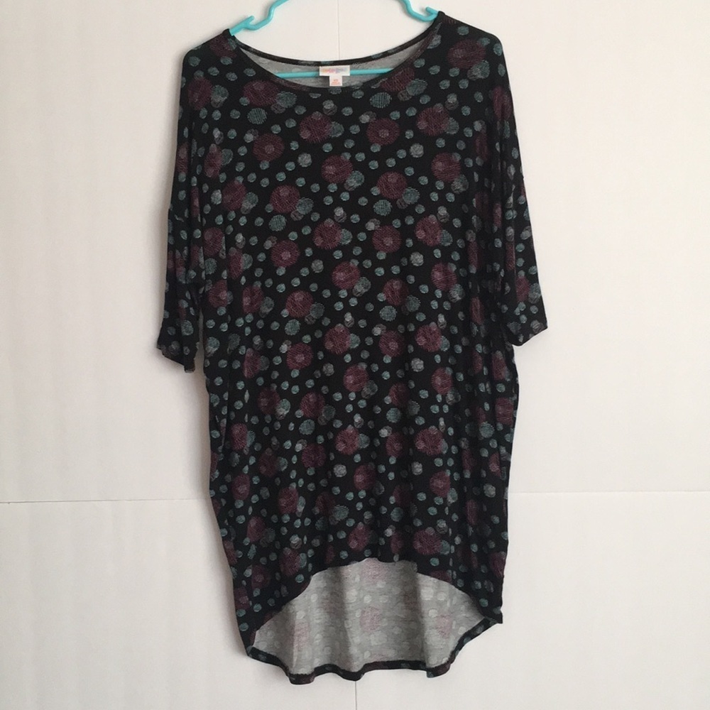 Lularoe short sleeve oversized tunic size XS